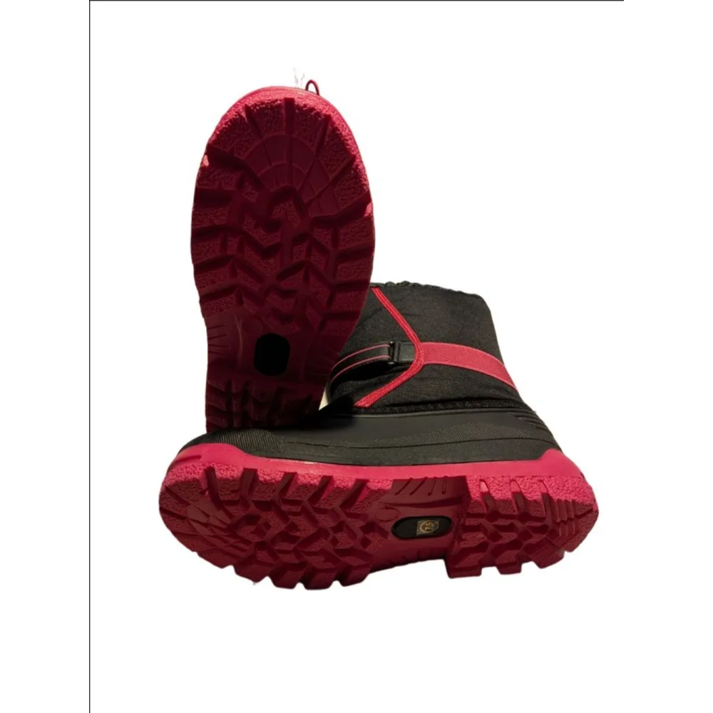 Girls America's Suppliers Rain & Snow Boots 7.5 (Toddler Girl) Black Pink